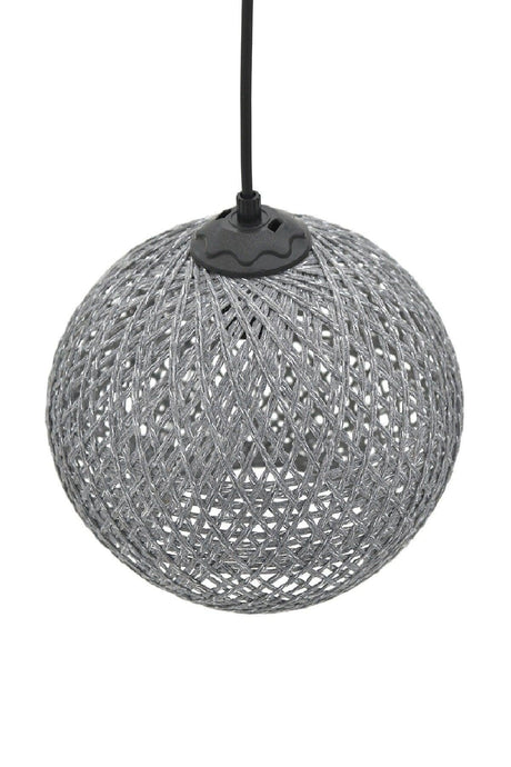 Balle Smoked Pendant Ball Chandelier Black Cable - Swordslife