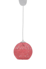 Balle Fuchsia Pendant Ball Chandelier White Cable - Swordslife