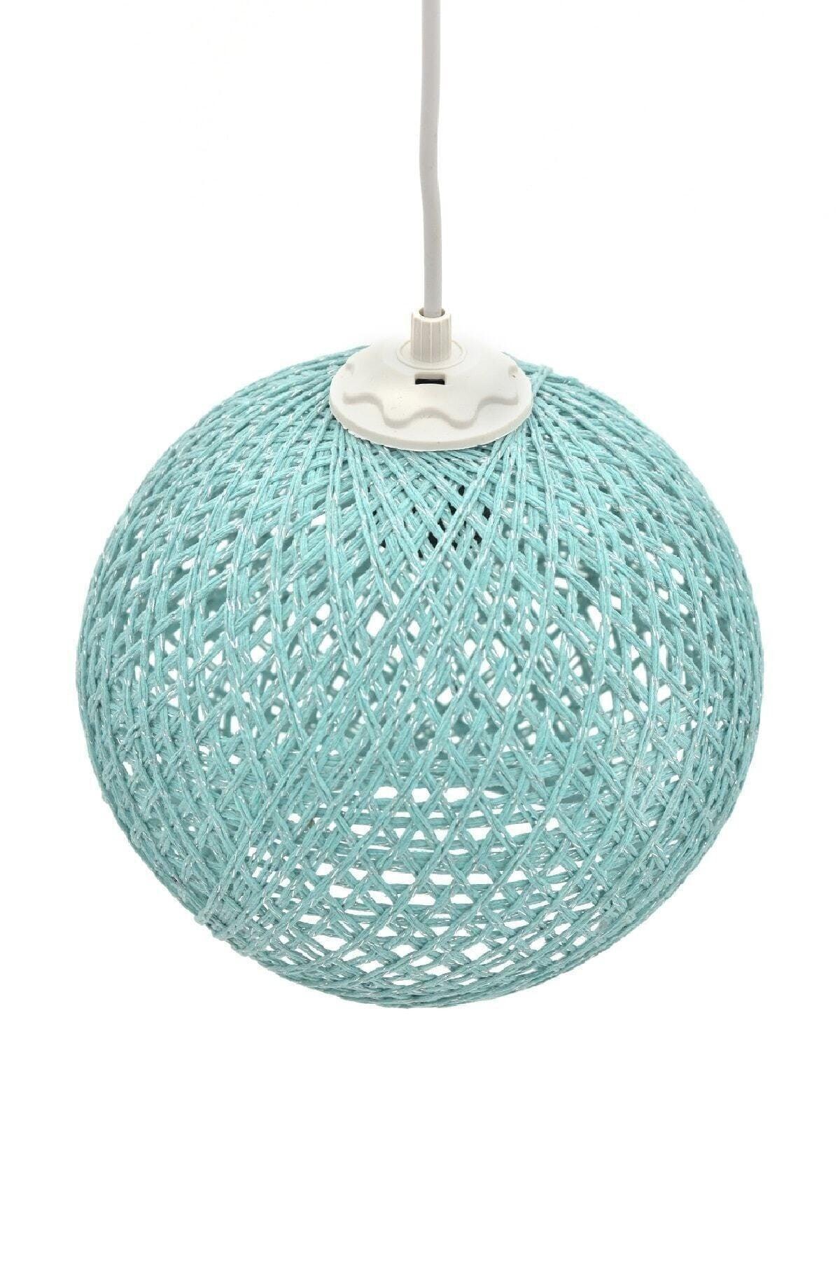 Balle Cyan Pendant Ball Chandelier White Cable - Swordslife