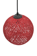 Balle Red Pendant Ball Chandelier Black Cable - Swordslife