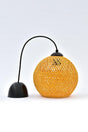 Balle Yellow Pendant Ball Chandelier Black Cable - Swordslife