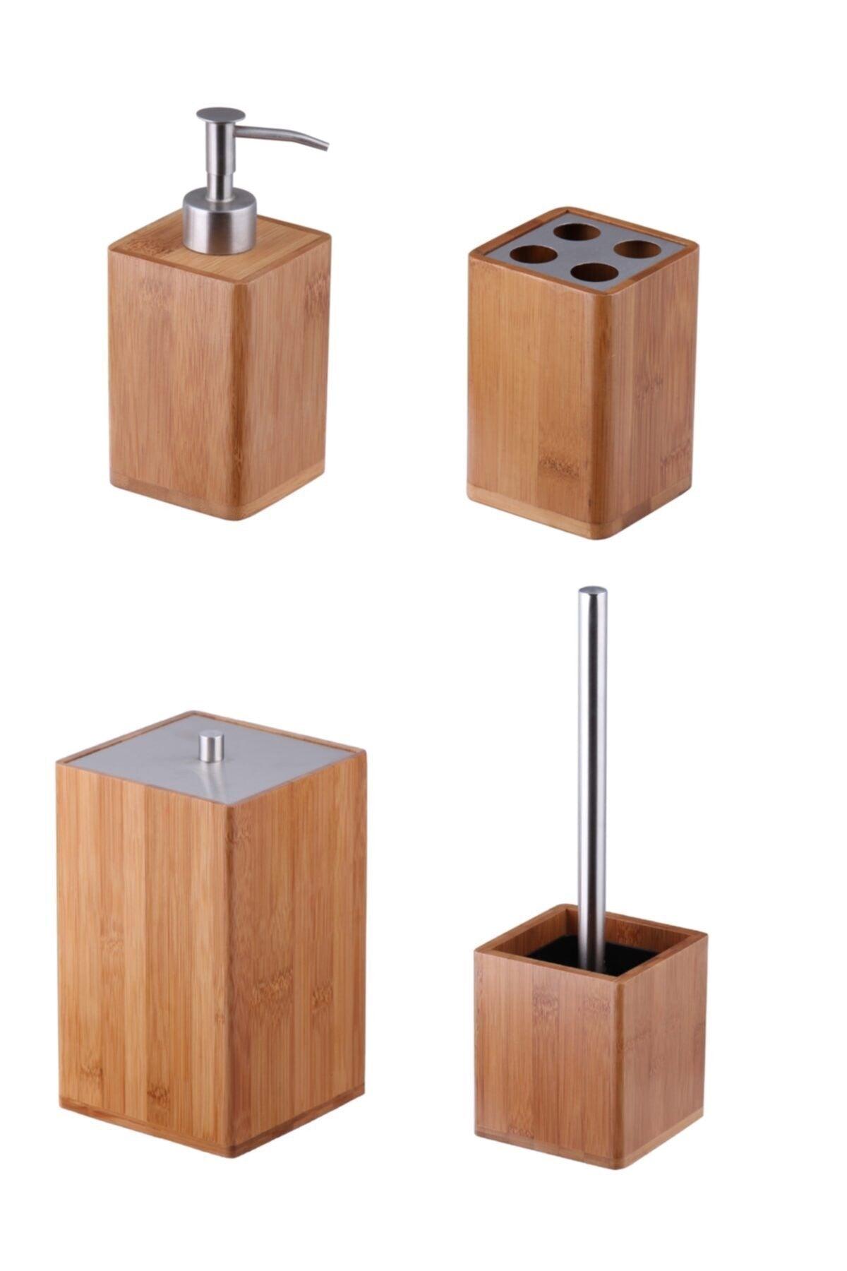 Bamboo Bathroom Set 4'