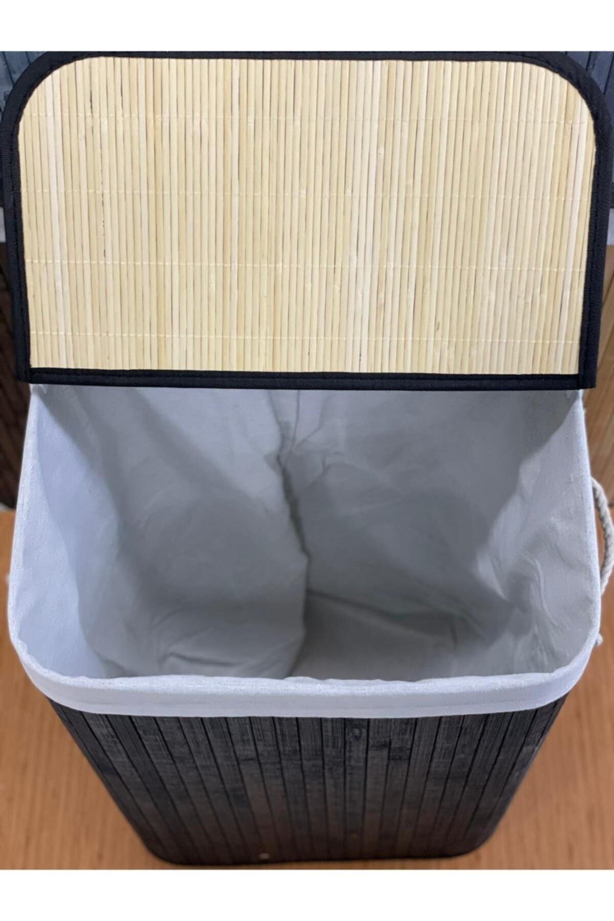 Bamboo Laundry Basket Rectangle Fmapr33257 - Swordslife