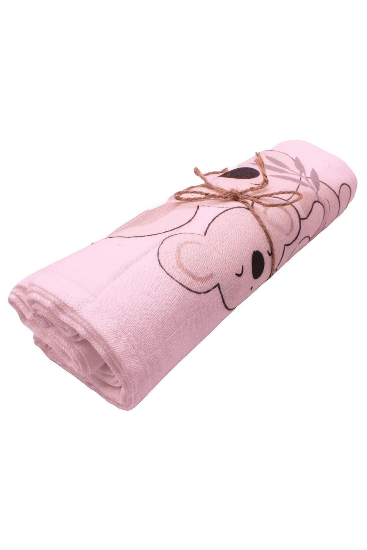 Bamboo Koala Baby Girl Boy Multi-Purpose Muslin Blanket 100×130 Cm - Swordslife