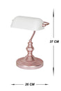 Banker Table Lamp Rose-white Abjr-55 - Swordslife