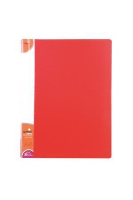 Basic Presentation File 40 Pcs Red