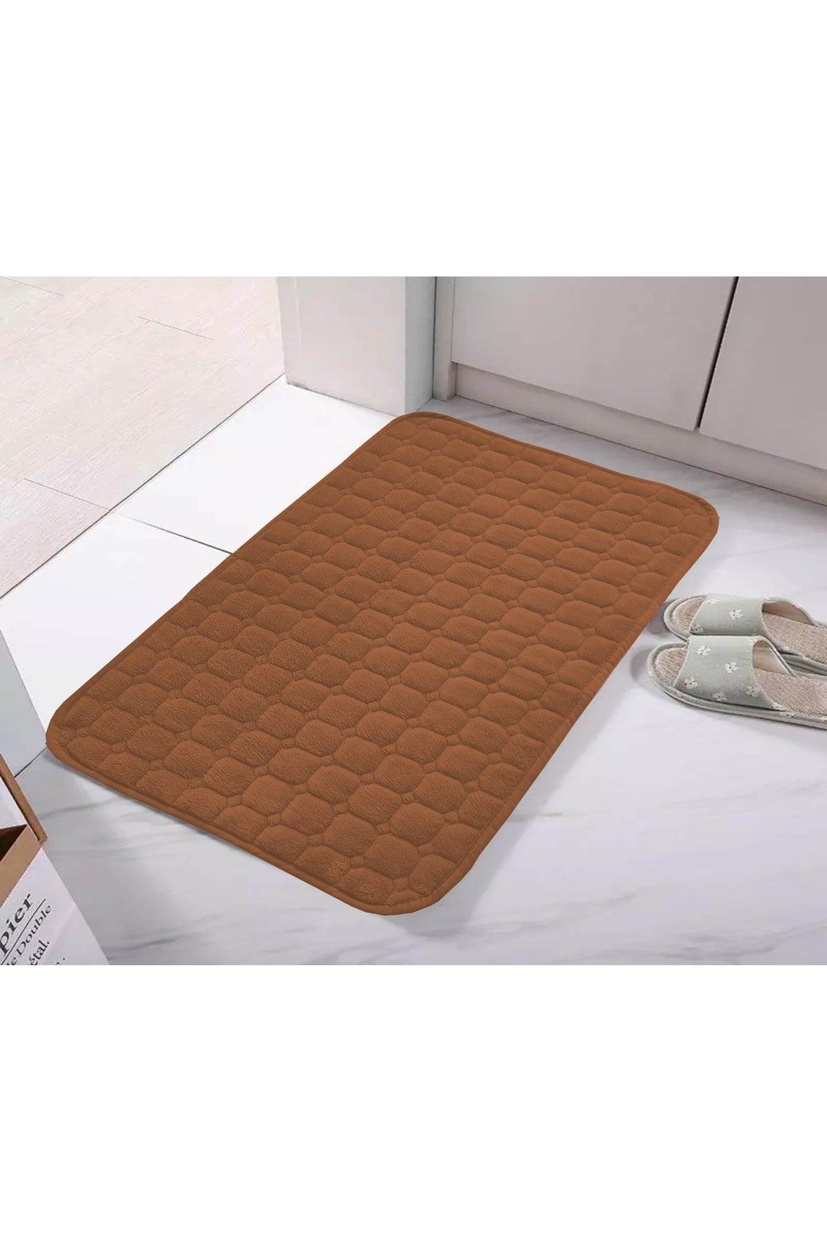 Bath Mat Anti-Slip Base Quilted Seam Bias Edge Soft Washable 50x80 Bathroom Rug - Swordslife