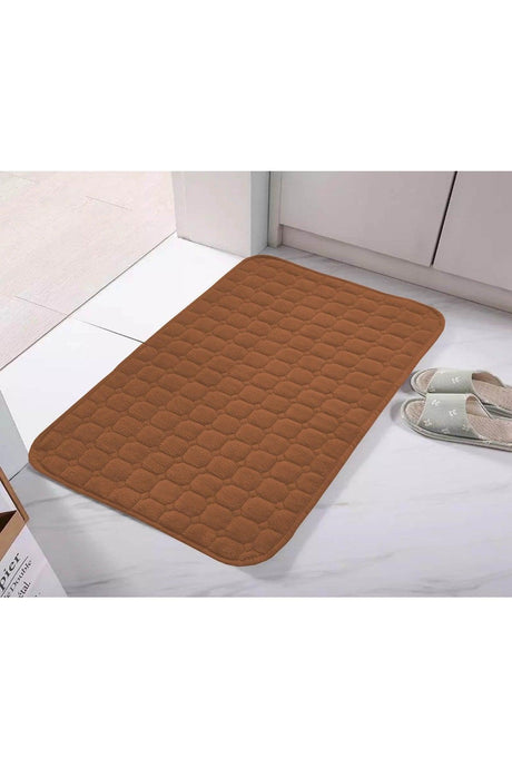 Bath Mat Anti-Slip Base Quilted Seam Bias Edge Soft Washable 50x80 Bathroom Rug - Swordslife