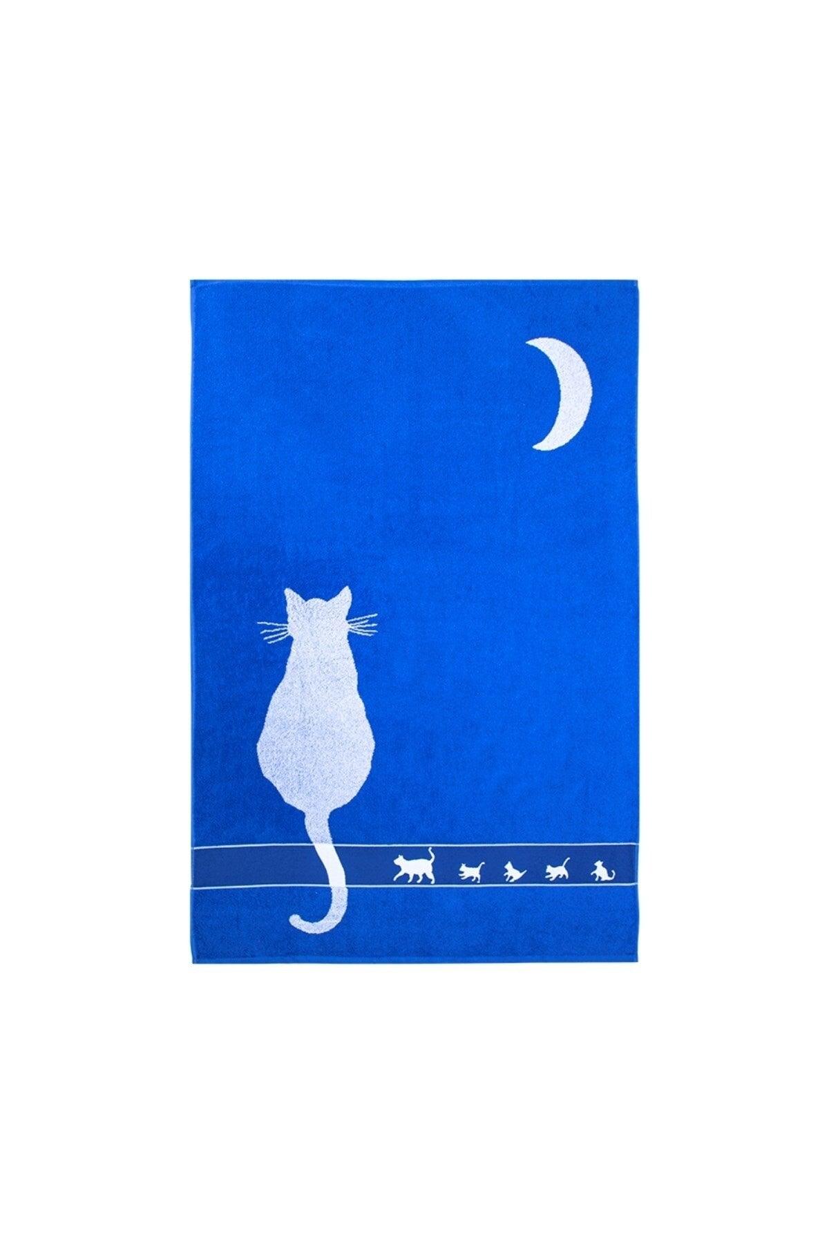 Bath Towel 100% Cotton Cat Pattern 100x150