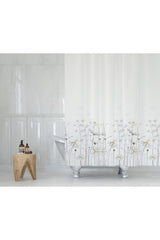 Bathroom Curtain - Single Sash Polyester Fabric