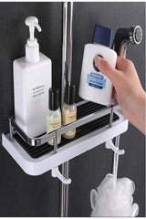 Bathroom Shelf Shampoo Holder Chrome Plated Metal