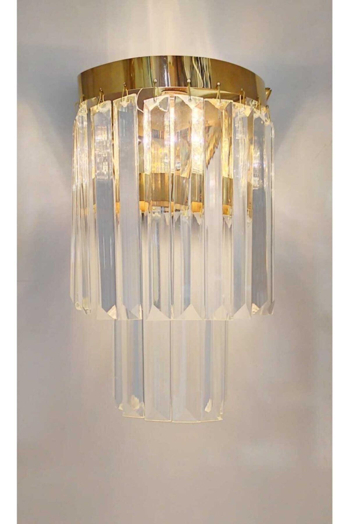 Battery Decorative Lux Wall Sconce Gold Model