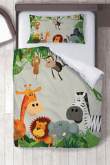 Cotton Micro Satin Favorite Safari Kids Room