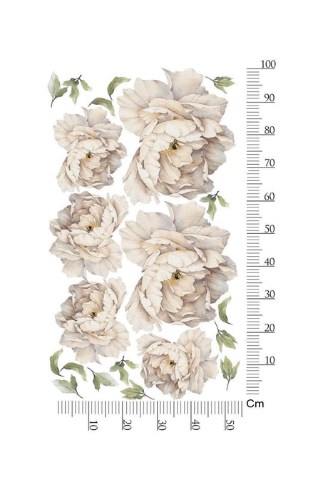 Beige Flower Sticker - Swordslife