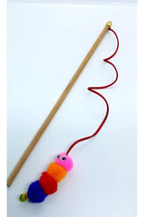 Bell Caterpillar Cat Fishing Rod Cat Toy