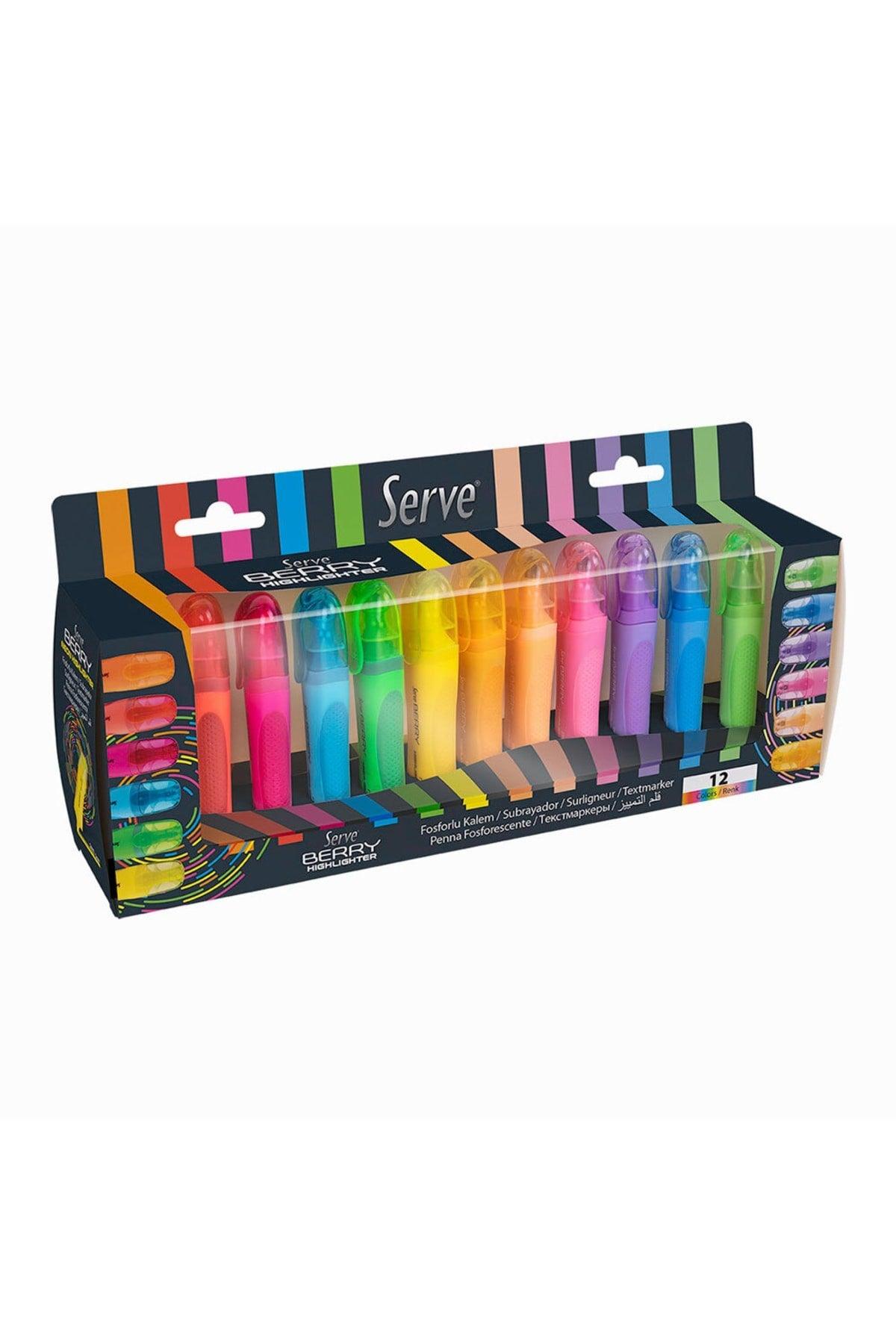 Berry 12-Piece Highlighter Set ( Table Top