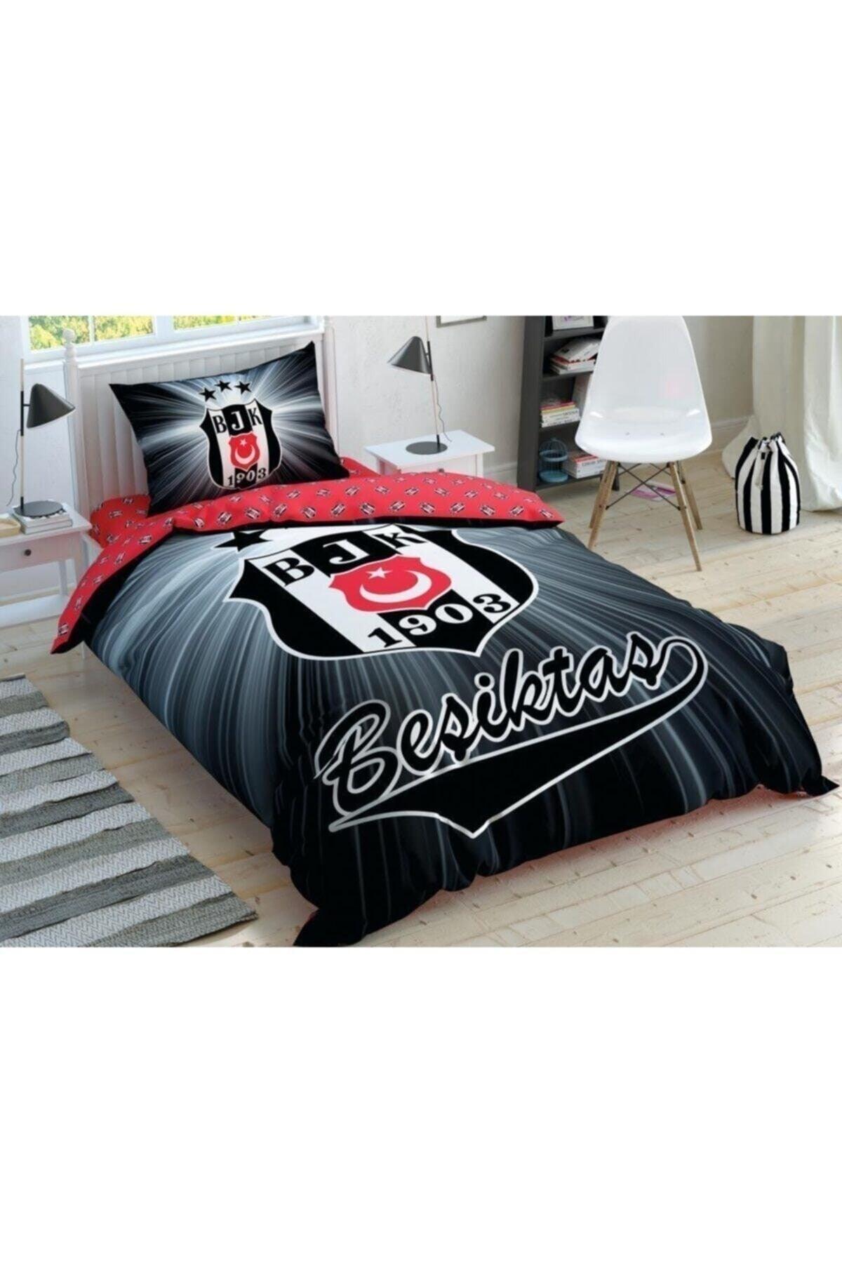 Beşiktaş Light Glow Licensed Duvet Cover Set Single Person - Swordslife