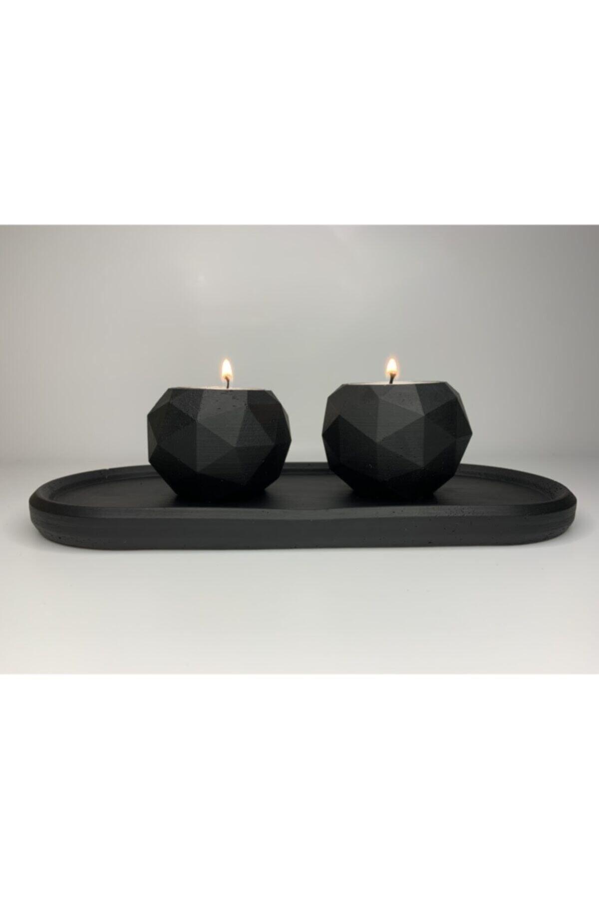 Concrete Candle Holder Set - Swordslife