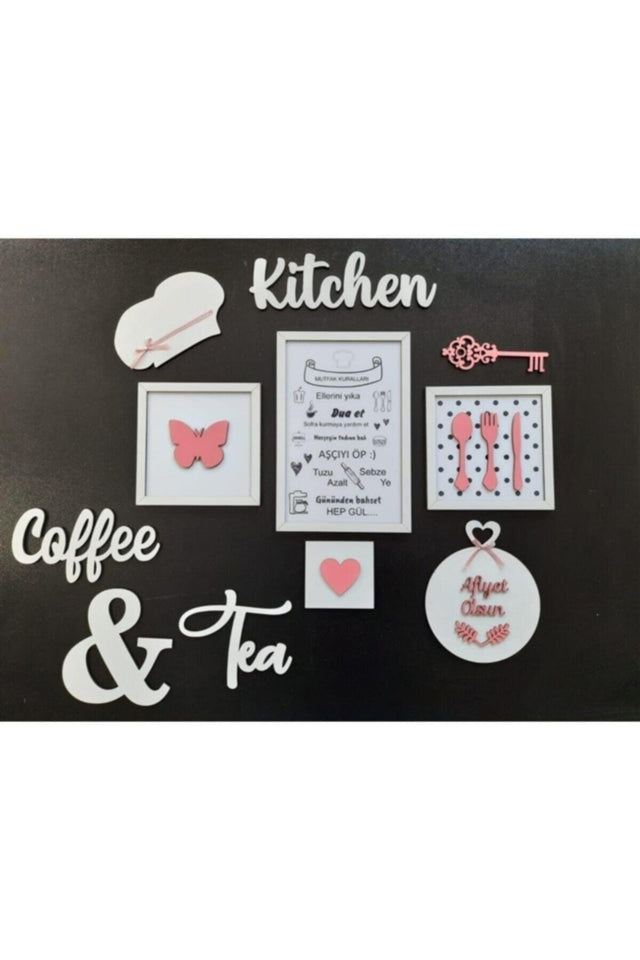 White 11 Piece Kitchen Board Set Kitchen Coffee Tea Kitchen Rules Kitchen Decor - Swordslife