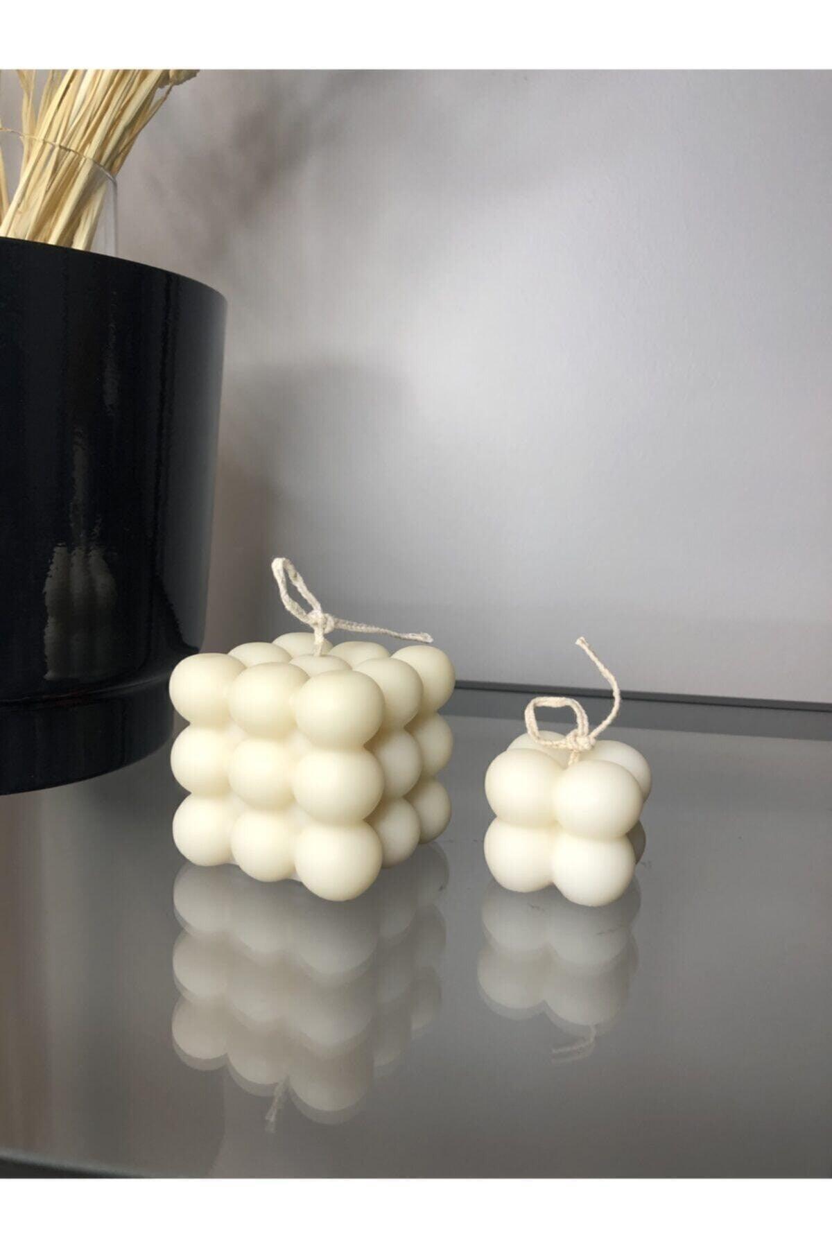 White Double Bubble Candle Set - Swordslife