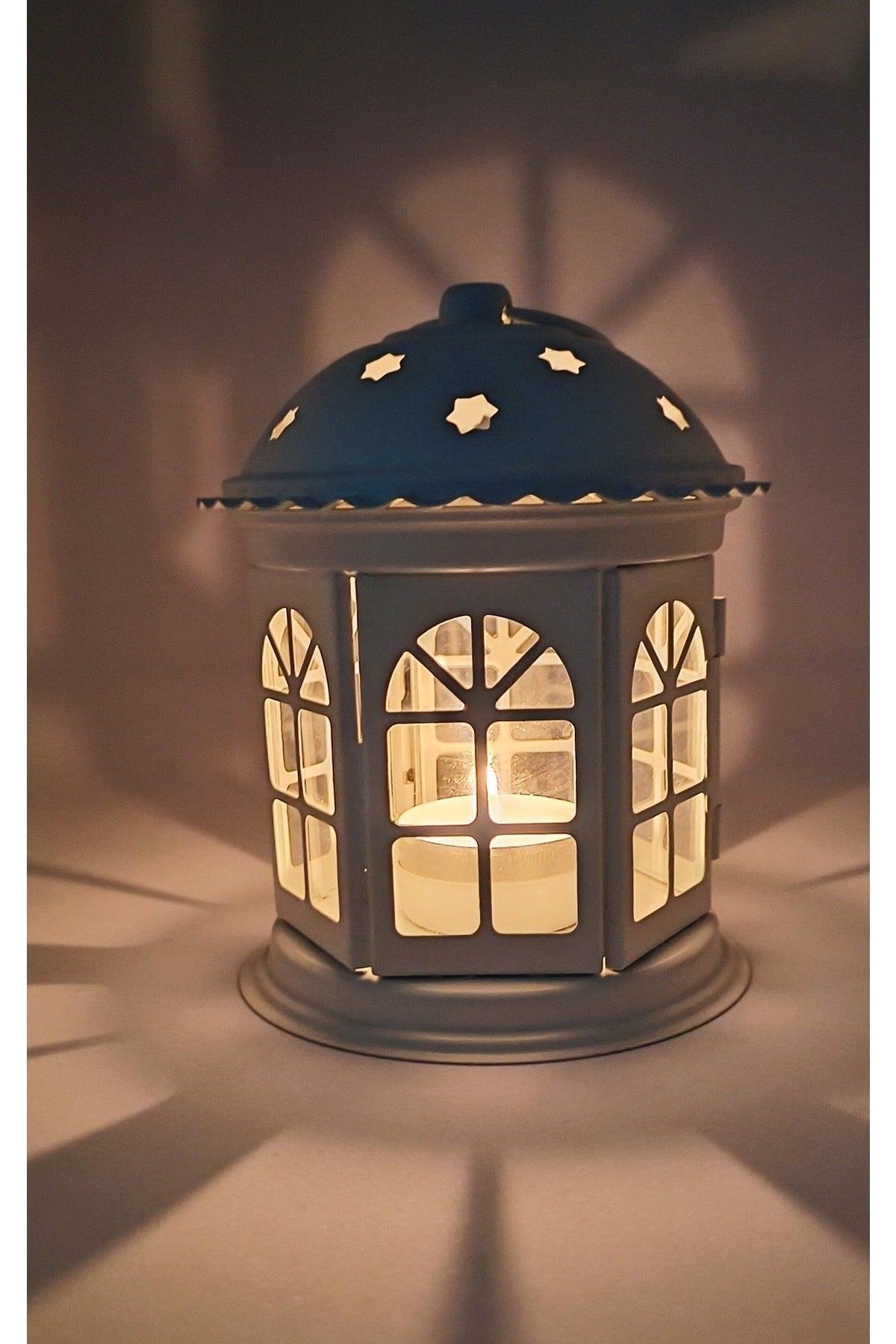 White Luxury Stylish Appearance Lantern Candle Holder - Swordslife