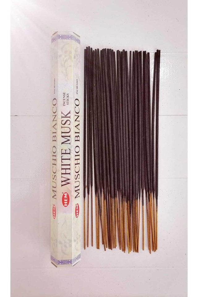 White Musk Scented 1 Box Stick Incense 20 Pcs - Swordslife