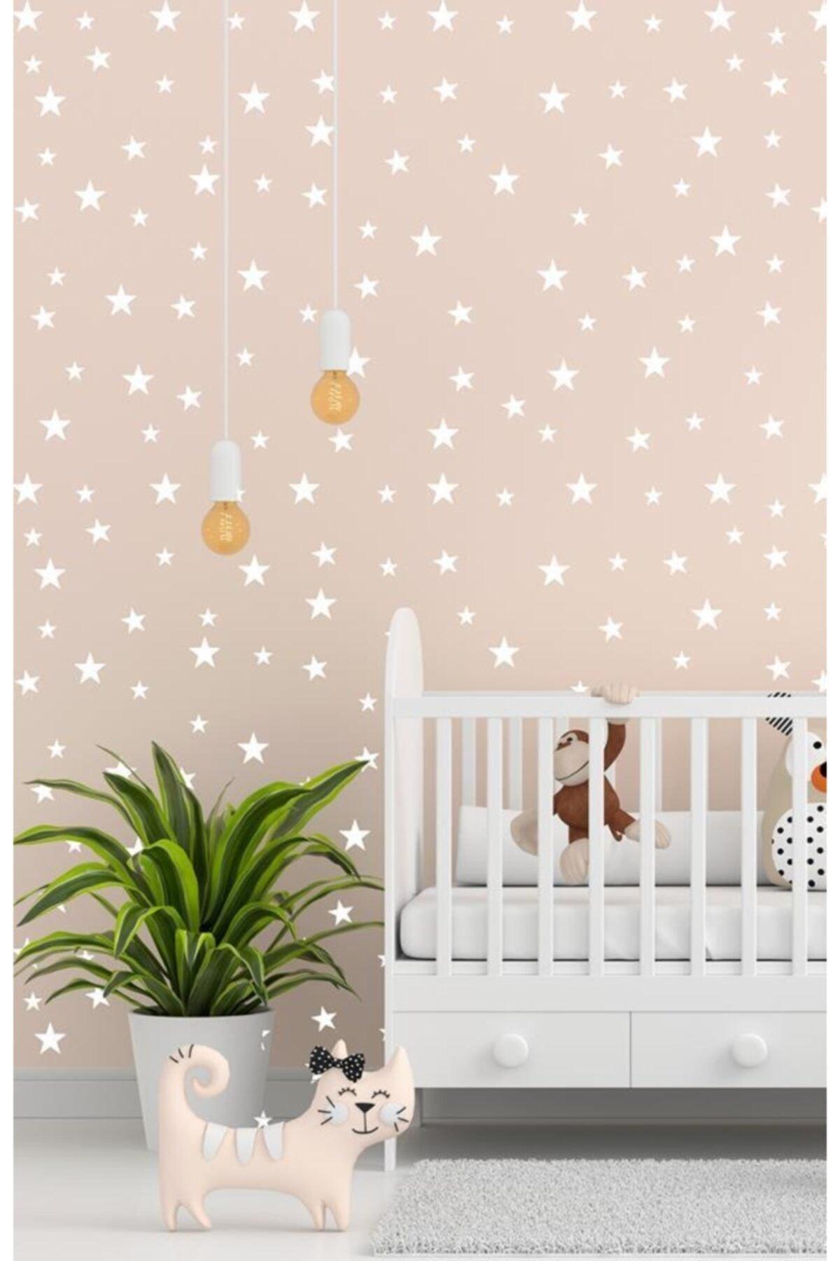 White Star Wall Sticker 3-4-5 Cm 130 Pieces - Swordslife