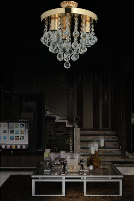 Biga 3-Piece Gold Pendant Chandelier - Swordslife