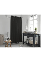Black Bathroom Curtain - Shower Curtain, 180x200 Cm Home Decoration Curtains-black Bath Curtain - Swordslife