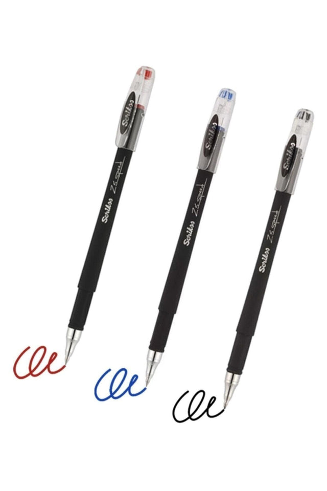 Black-blue-red 3-Pack Gel Pen Tk.k