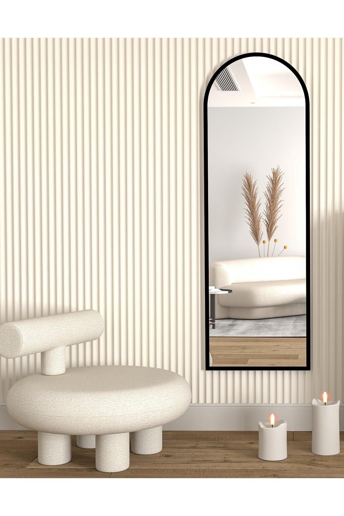 Black Decorative Full Length Mirror 150x50cm - Swordslife