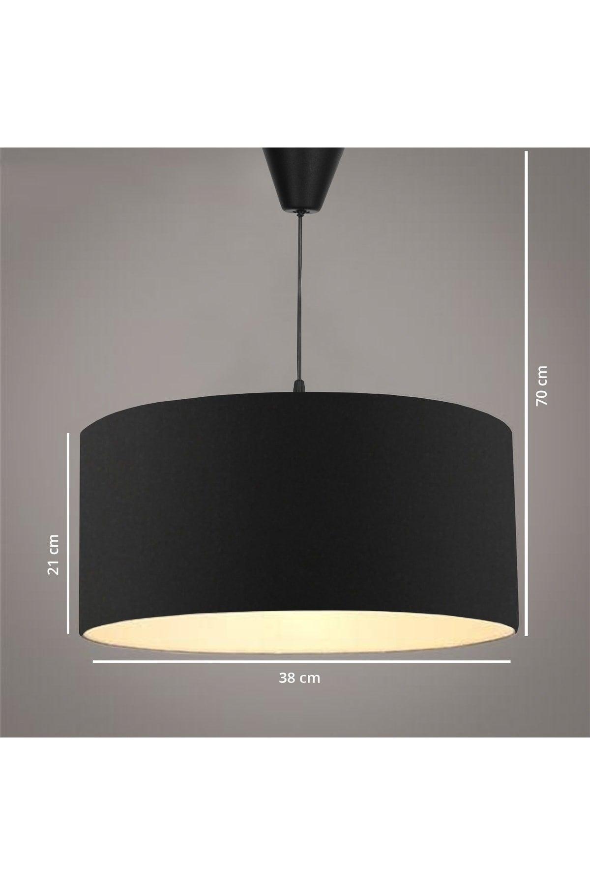 Black Fabric Headed Pendant Chandelier Srkt-2 - Swordslife