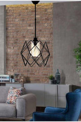 Black Jaka Acrylic Glass Koza Pendant Lamp Chandelier - Swordslife