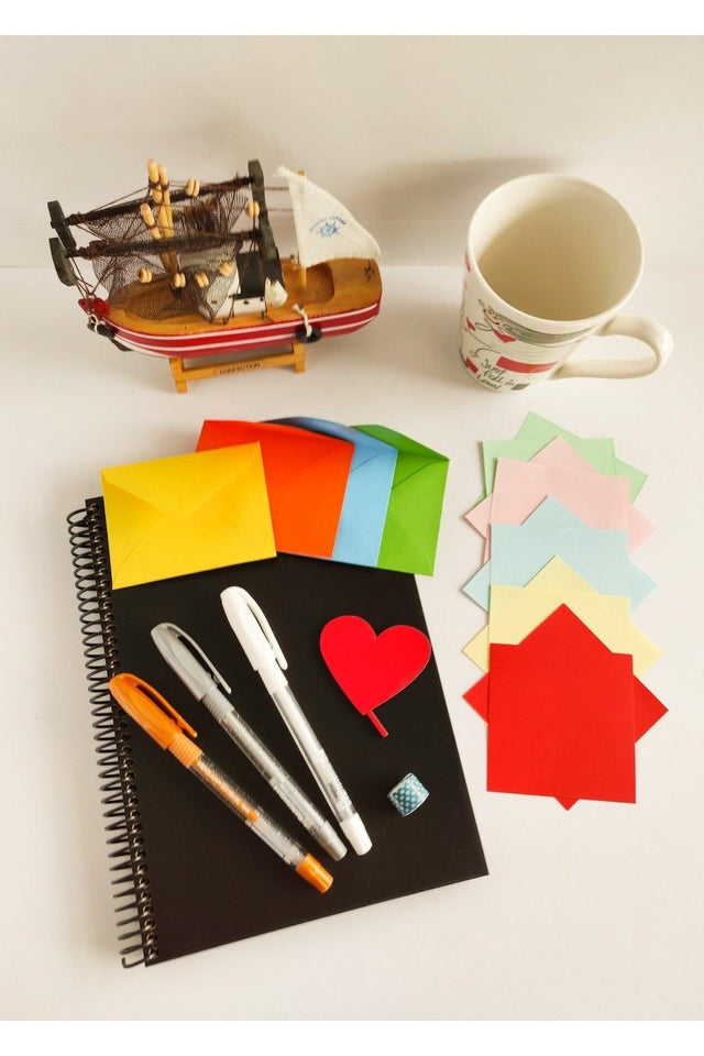 Black Leaf Notebook with Wooden Cover Photograph