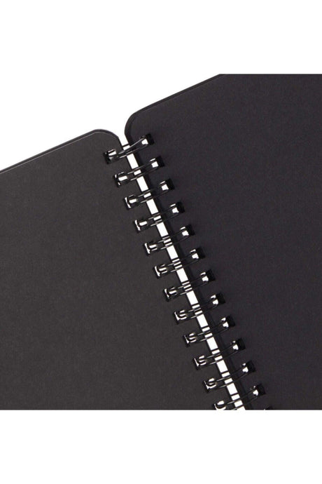 Black Leaf Spiral Notebook 40 Sheets 80