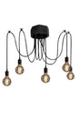 Black Octopus Spider 5 Piece Chandelier Handmade - Swordslife