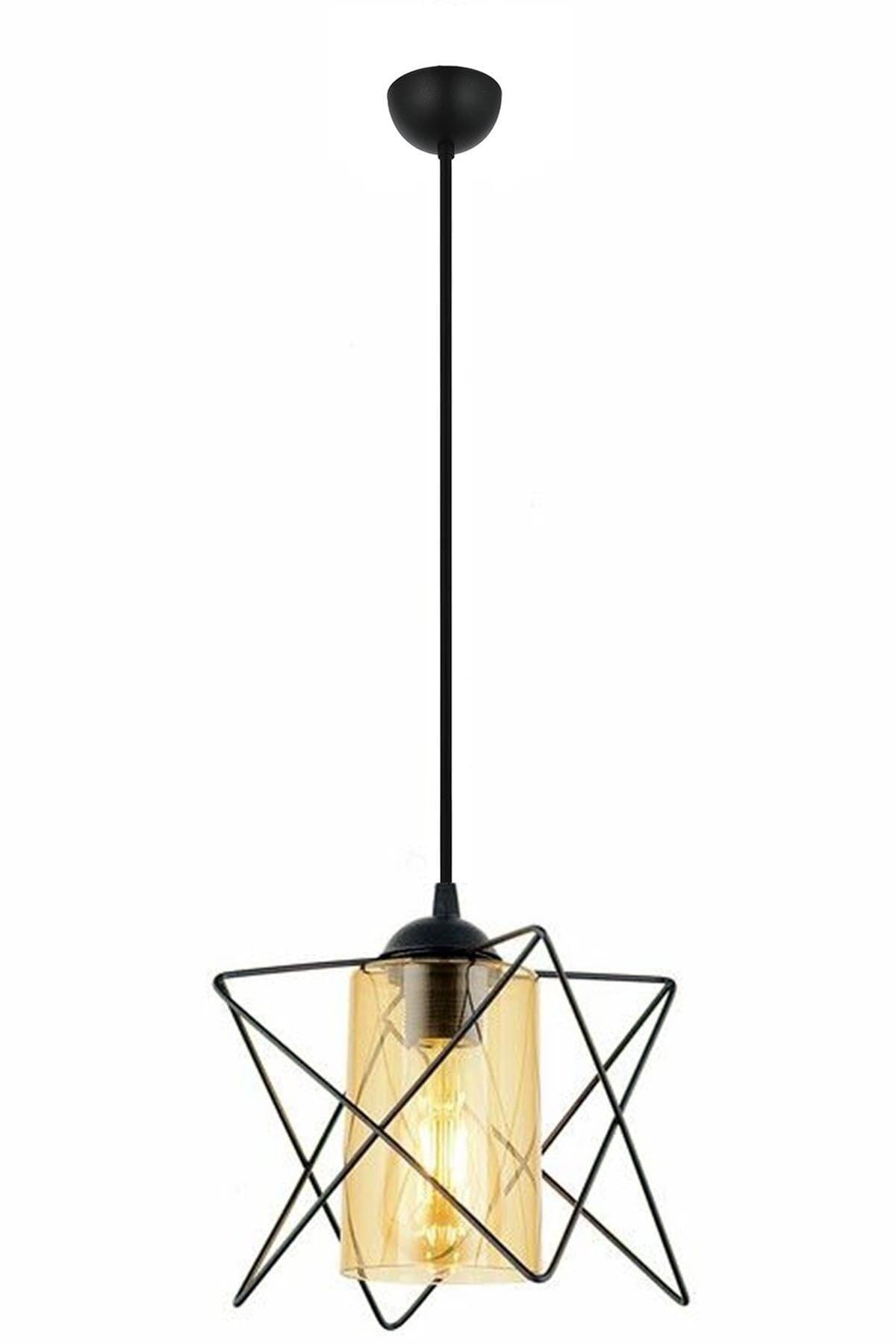 Black Prism Pendant Star Chandelier - Swordslife