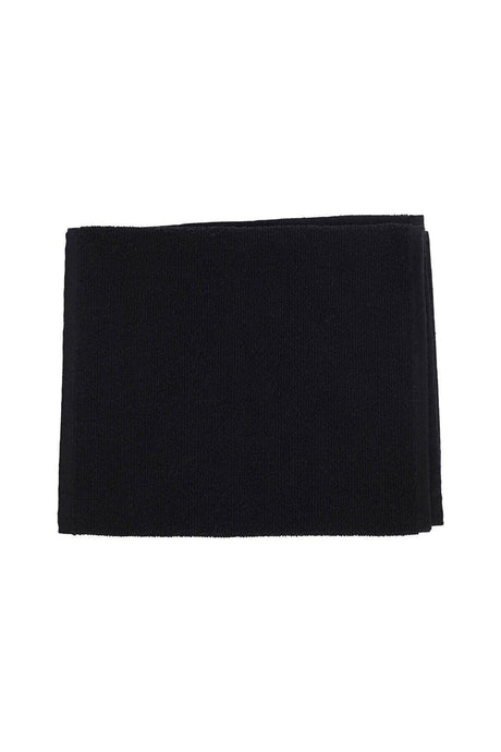 Black Sports Fitness Towel 30x100 Cm 100%