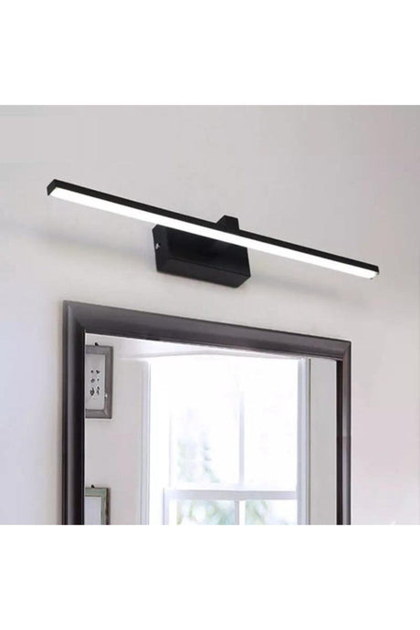 Black Table Mirror Bathroom Sconce White Led 60