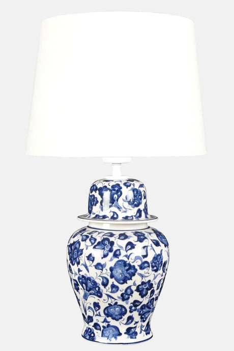 Bleu Blanc Shah Vase Lampshade Lotus White - Swordslife