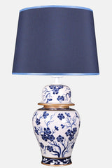 Bleu Blanc Shah Vase Lampshade Spring Branch Blue - Swordslife