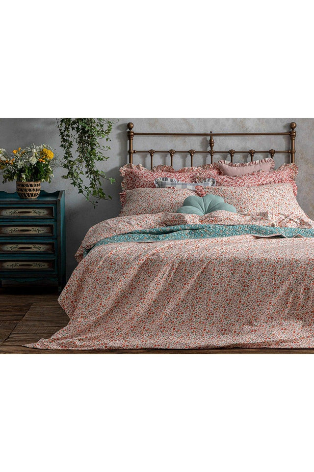 Floweret Cotton King Size Duvet Cover Set