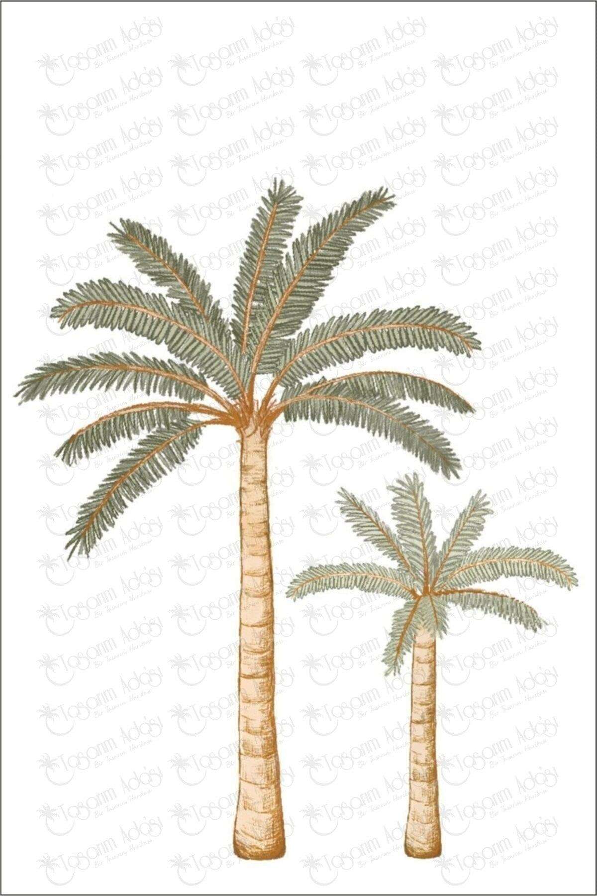 Bohemian Palm Tree Wall Sticker - Swordslife