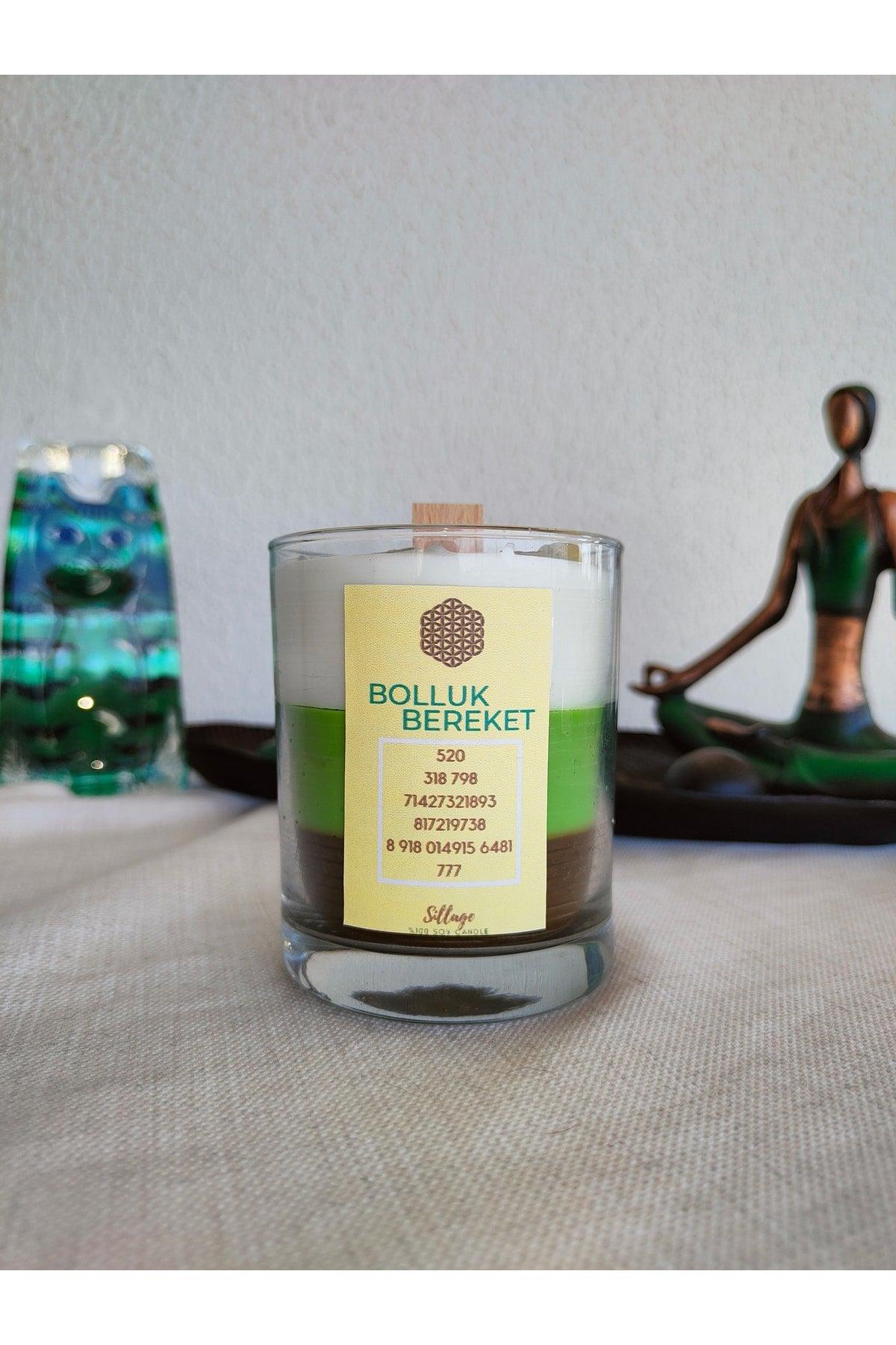 Abundance Abundance Money Candle Citrine Stone With Fertility Fragrances And Number Sequences Meditation Candle Vegan - Swordslife