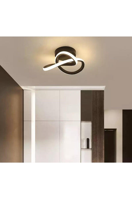 Boomerang Modern Plafonyer Ceiling Led Chandelier Dark Brown Led Chandelier - Swordslife