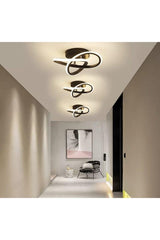 Boomerang Modern Plafonyer Ceiling Led Chandelier Dark Brown Led Chandelier - Swordslife