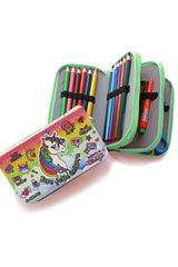 Pencil Case Unicorn Green Cool Style Kawai