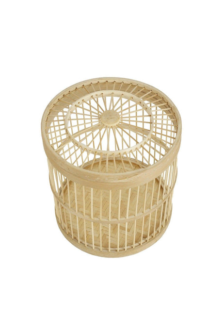 Box,bamboo, Bamboo Box with Round Lid, Small, Diameter:16cm. - Swordslife