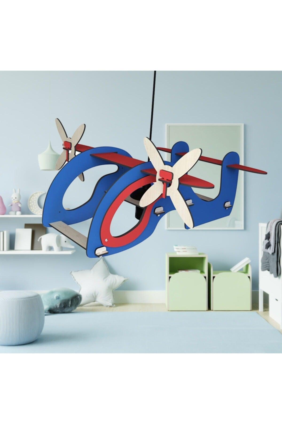 Boy Aircraft Kids Room Chandelier - Swordslife