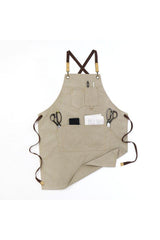 Halterneck Pottery Painting Art Apron Master Chef Cafe Restaurant Chef Waiter Hairdresser Cook Apron - Swordslife